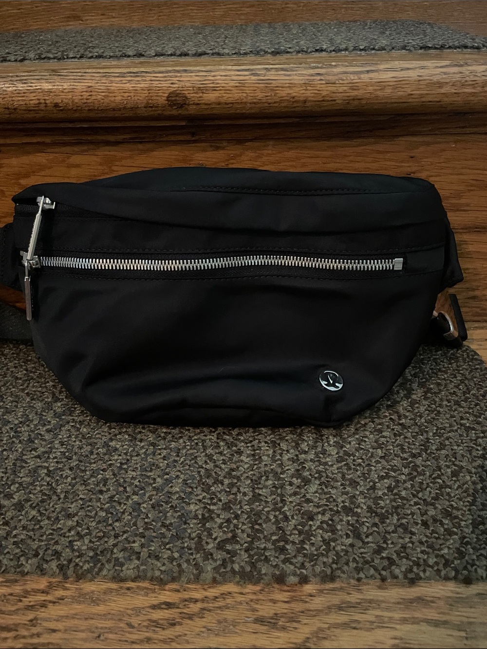 Lulu Lemon Black womenโs Nylon Waist Pack